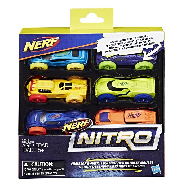 

Игровой набор Hasbro "Машинки Nerf Nitro", в ассортименте (C3171), "Машинки Nerf Nitro"