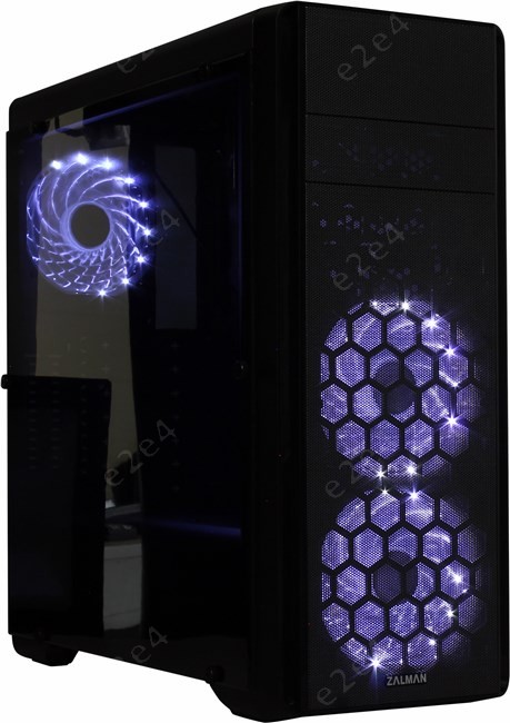 Корпус Zalman N3, ATX, Midi-Tower, USB 3.0, черный, Без БП плохая упаковка