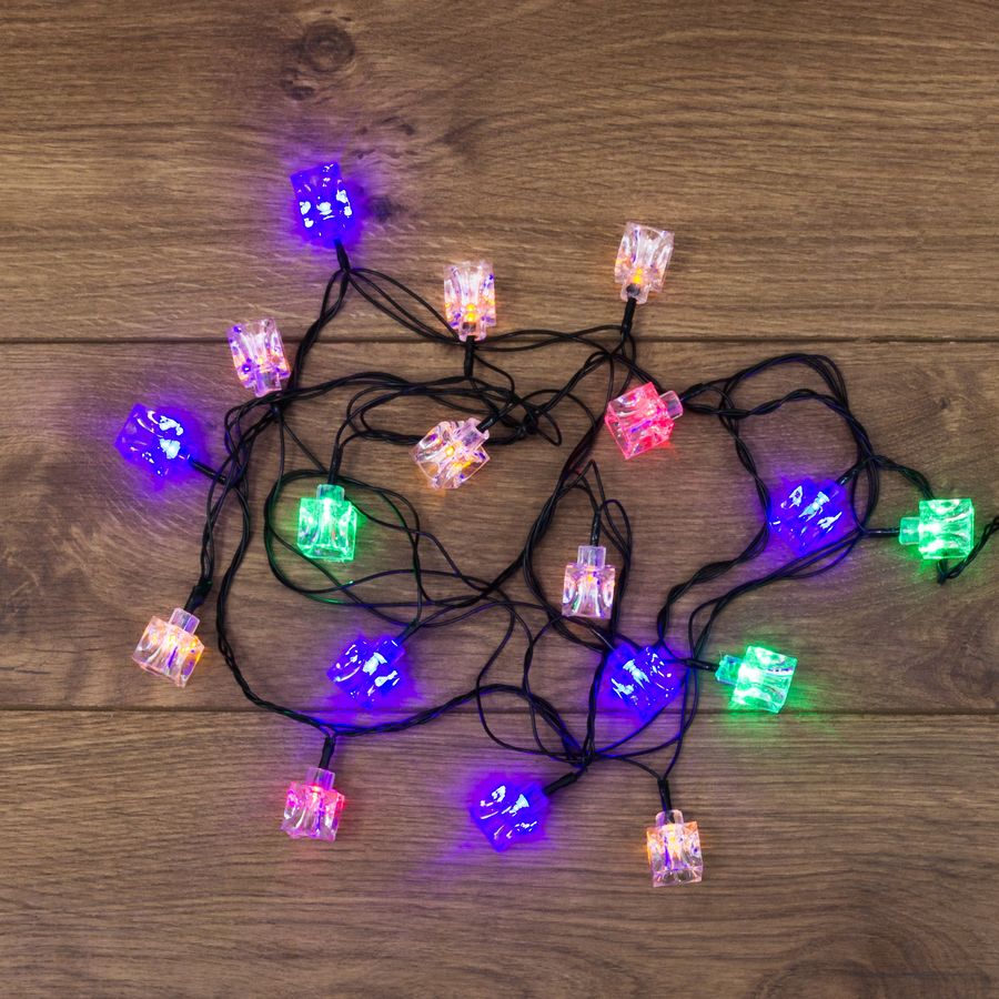 

Гирлянда NEON-NIGHT светодиодная нить, ламп: 20шт., 2.8м, режимов: 8, разноцветный (303-061)