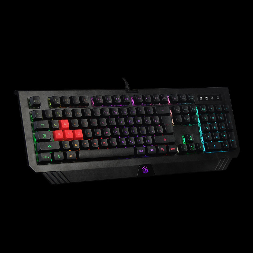 Клавиатура A4Tech Bloody, USB, черный