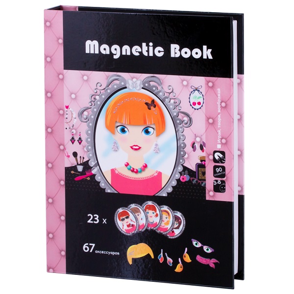 

Книга магнитная Magnetic Book "Стилист", для девочки (TAV028), "Стилист"