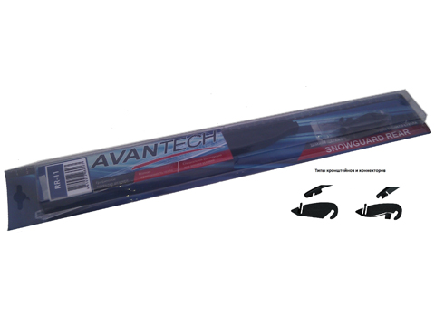 

Щетка стеклоочистителя Avantech Snowguard Rear 40 см, 16", зимняя, 1 шт., для заднего стекла (RR-16), Snowguard Rear