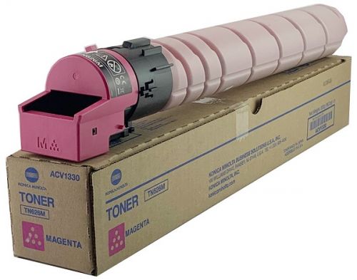 

Картридж лазерный Konica Minolta TN-626M/ACV1350, пурпурный, 28000 страниц, оригинальный для Konica Minolta bizhub C450i/C550i/C650i, TN-626M
