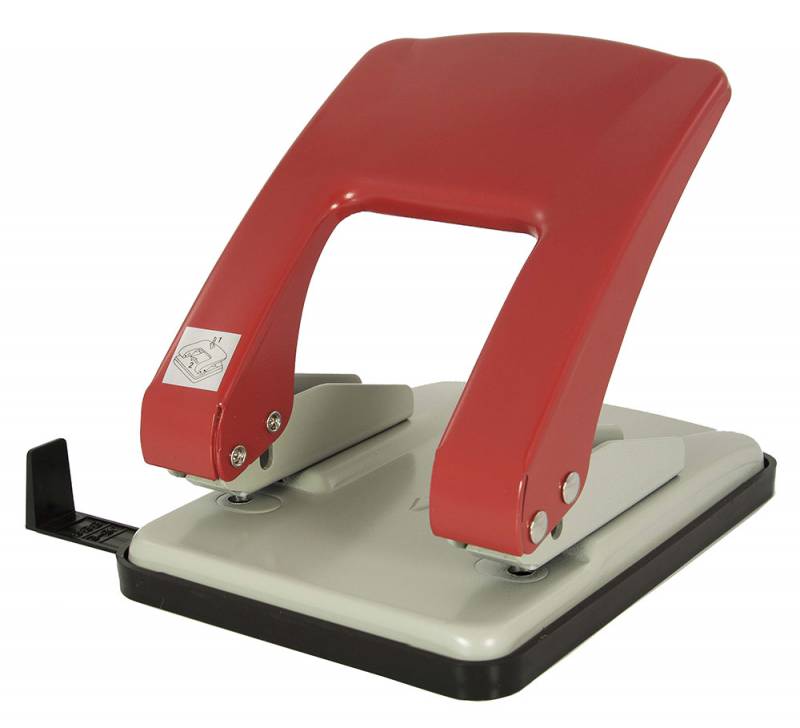 

Дырокол 40 листов, 2 отверстия 7мм, линейка, красный, Kw-Trio Stylish Heavy Duty 976GR/RED (976GR/RED), 976GR/RED
