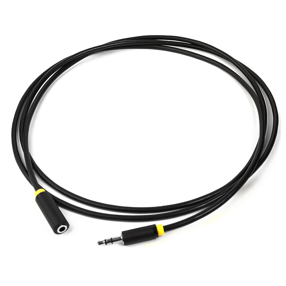 

Кабель-удлинитель Jack 3.5mm(M)-Jack 3.5mm(F), экранированный, 20м, черный/желтый Greenconnect GCR-STM11 (GCR-STM1114-20.0m), GCR-STM11