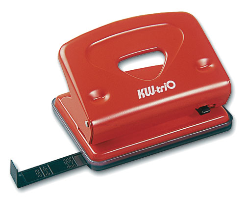

Дырокол 16 листов, 2 отверстия 6мм, линейка, в ассортименте, Kw-Trio Classic Medium 942 (942), 942