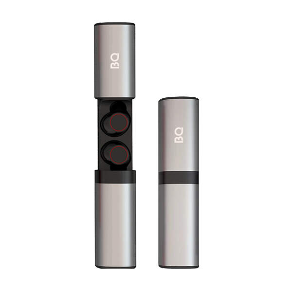 

Беспроводные наушники BQ BHS-02, серый, BHS-02
