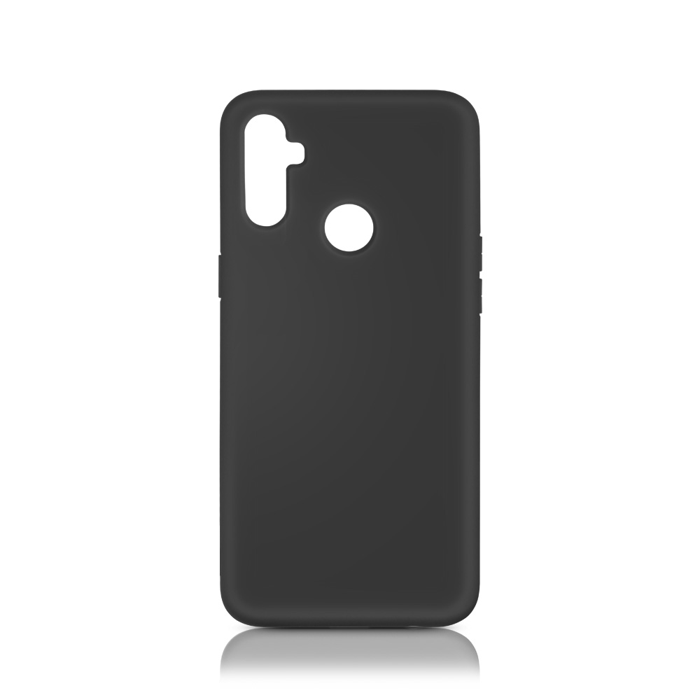 

Чехол-накладка DF для смартфона Realme C3, силикон, микрофибра, черный (DF rmOriginal-07 (black))