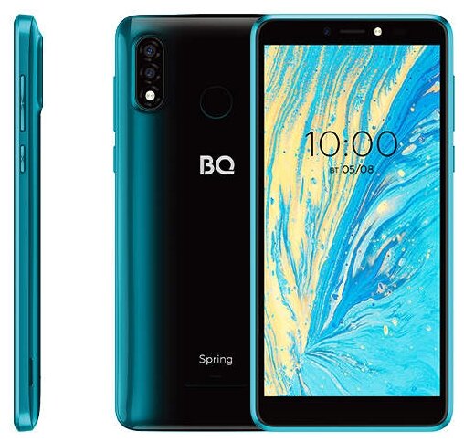 

Смартфон BQ 5740G Spring, 5.7" 480x960 TN, Unisoc Spreadtrum SC7731E, 1Gb RAM, 16Gb, 3G, Wi-Fi, BT, Cam, 2-Sim, 2350mAh, Micro-USB, Android 10, зеленый, 5740G Spring