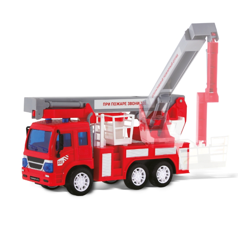 Автомобиль Handers Пожарная машина: Автовышка, радиоуправление, красный (T0000006780)