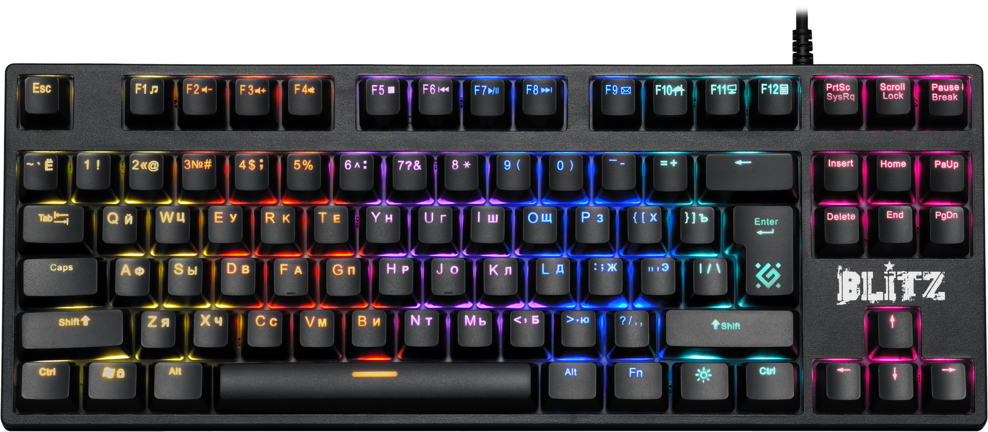 Клавиатура Defender BLITZ GK-240L, USB, черный