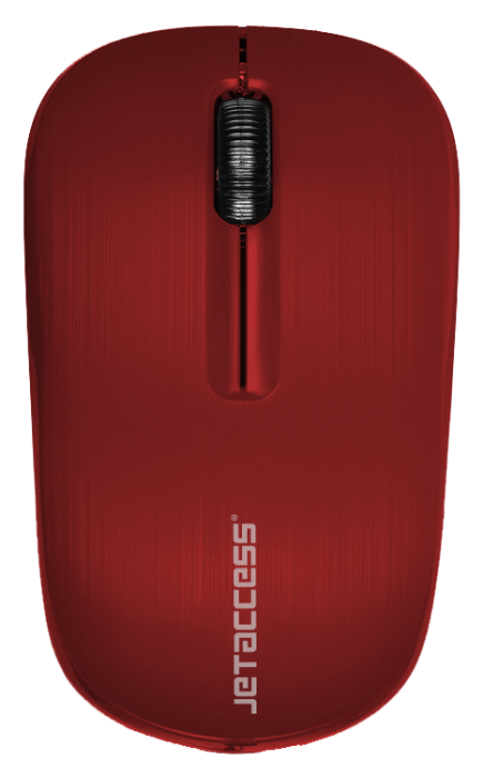 Мышь беспроводная Jet.A OM-U51G, 1200dpi, оптическая лазерная, Wireless, USB, красный (OM-U51G)