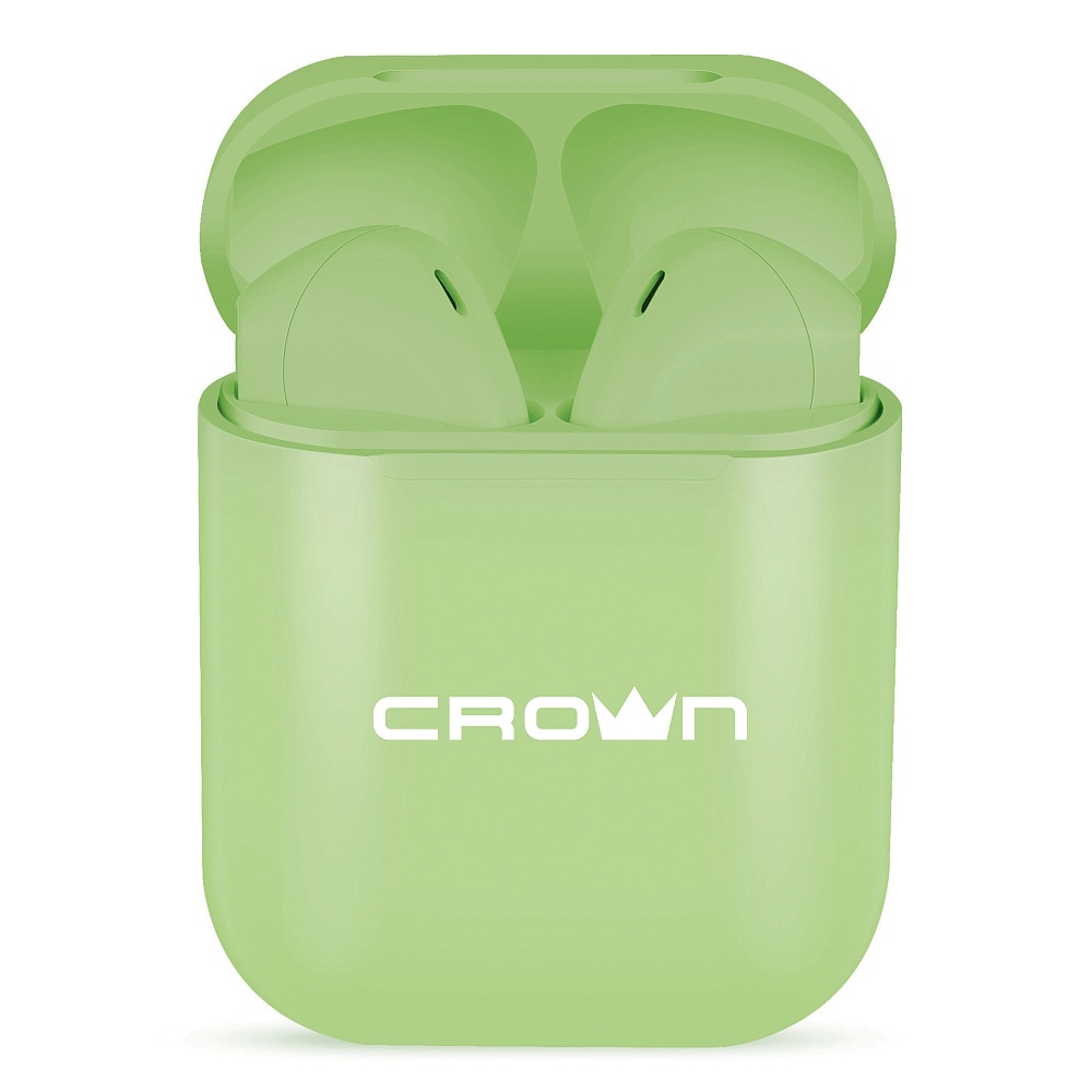 

Беспроводная гарнитура CROWN CMTWS-5005, Lightning, зеленый (6941141601395), CMTWS-5005
