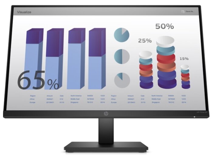 

Монитор 23.8" HP P24q G4 IPS, 2560x1440 (16:9), 250кд/м2, 5мс, 178°/178°, VGA, HDMI, черный (8MB10AA), P24q G4