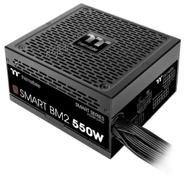 

Блок питания 550Вт ATX Thermaltake Smart BM2, 140 мм, 80 Plus Bronze (PS-SPD-0550MNFABE-1), Черный, Smart BM2