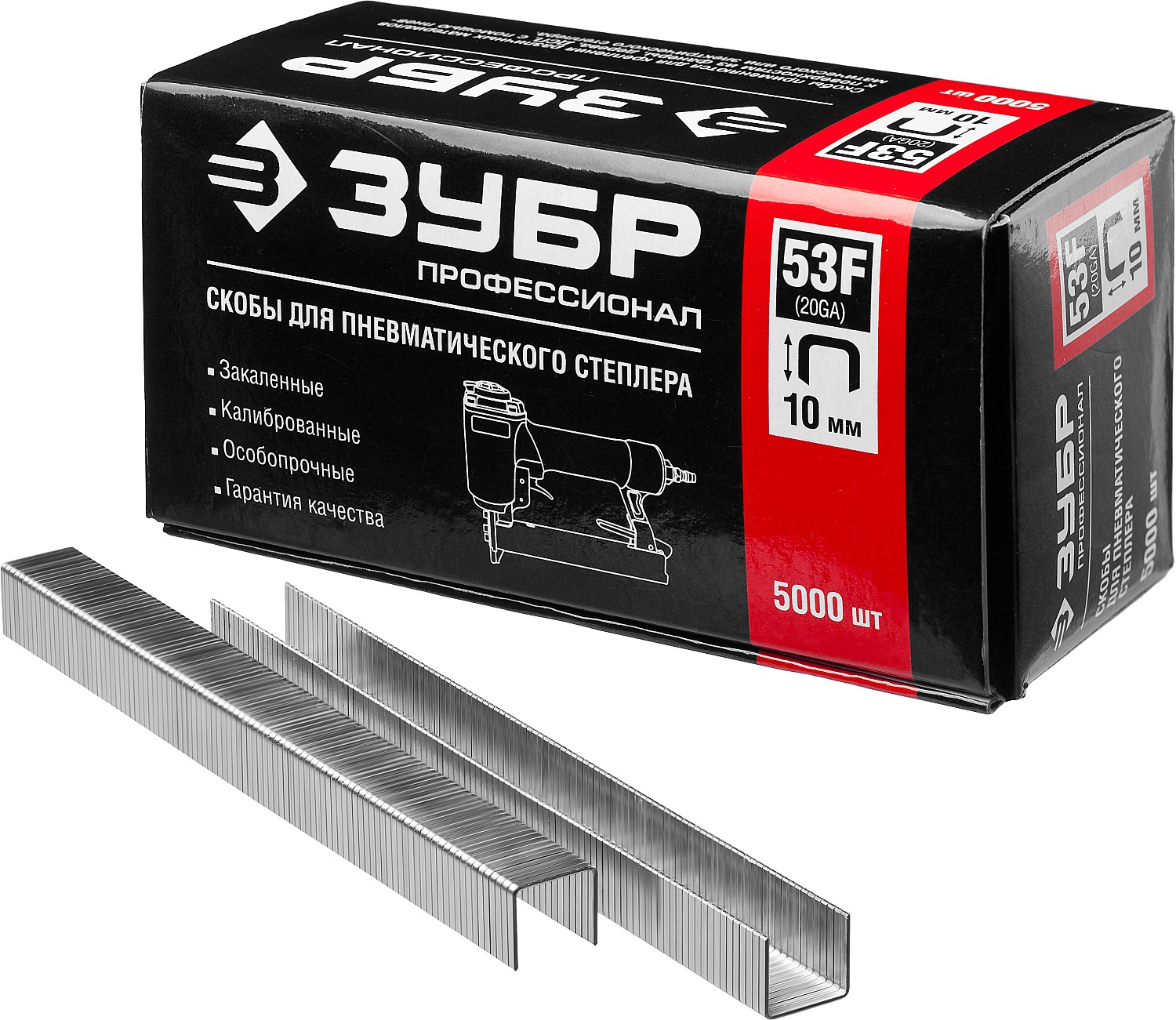 

Скобы ЗУБР, тип: 53F, 1.13 см x 1 см (31950-10) 5000 шт