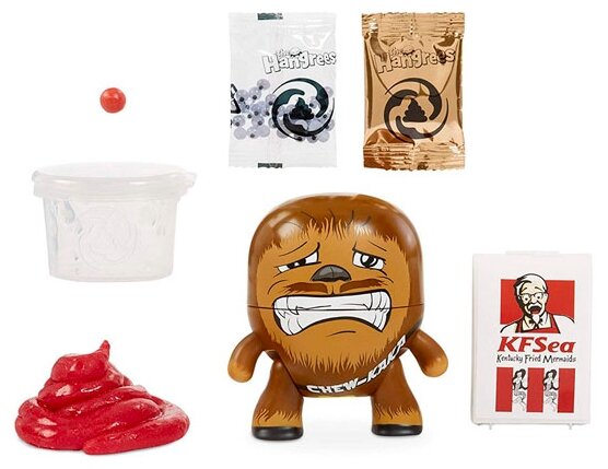 

Игровой набор Hangrees "Chew-KaKa", фигурка, пакет с порошком для слайма, пакет с ингредиентами для слайма, контейнер для смешивания слайма, прозрачный унитаз, коричневый (563068), "Chew-KaKa"