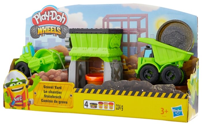 

Масса для лепки Hasbro "Play-Doh Веселая Стройка", 4 цвета, 224г (E4293), "Play-Doh Веселая Стройка"