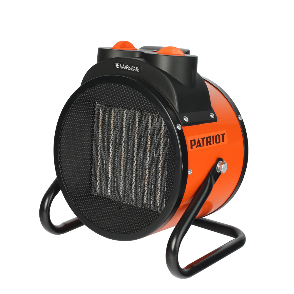 

Тепловая пушка электрическая 40 м² 3 кВт, 218 м³/час, 220/230 В, PATRIOT PTR 5S (633307207), Оранжевый, PTR 5S