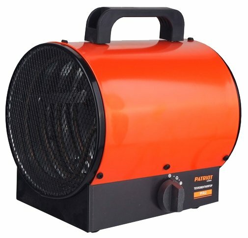 

Тепловая пушка электрическая 6 кВт, 850 м³/час, 220/230 В, IP20, PATRIOT PT-R (633307270), Оранжевый, PT-R