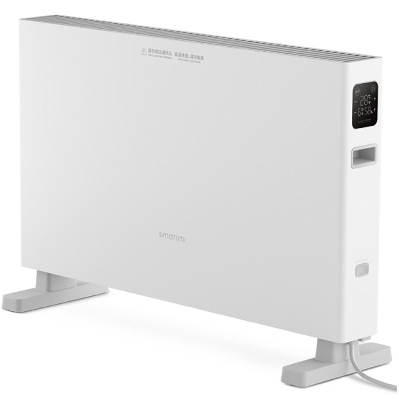 Конвектор 2.2 кВт 15 м, 220В, напольный, электронное управление, белый, Xiaomi SmartMi Electric Heater 1S (DNQZNB05ZM)