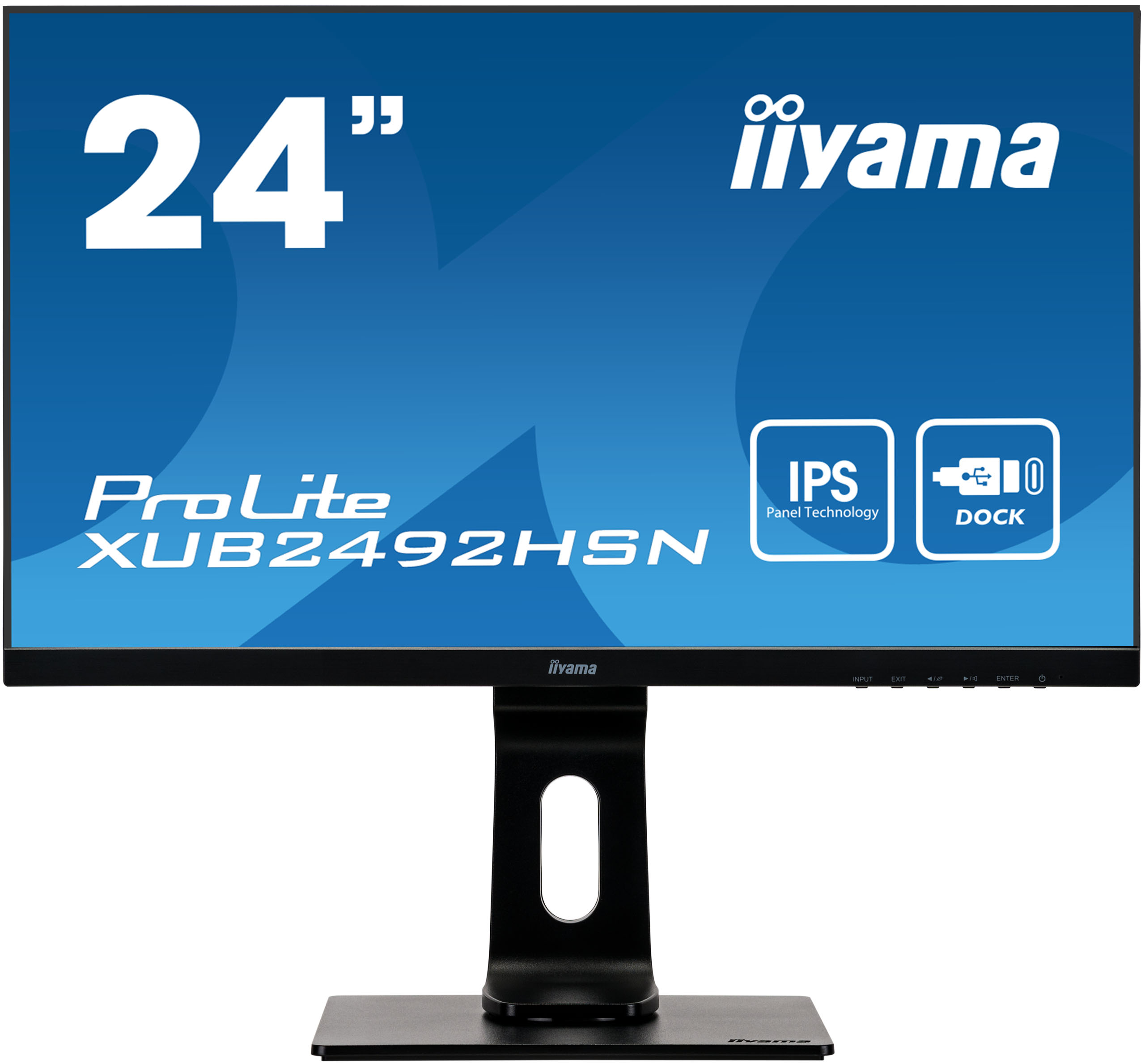 

Монитор 23.8" Iiyama ProLite XUB2492HSN-B1 IPS, 1920x1080 (16:9), 250кд/м2, 4мс, 178°/178°, HDMI, DisplayPort, USB Type-C, USB-Hub, черный (XUB2492HSN-B1), XUB2492HSN-B1