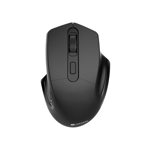 

Мышь беспроводная Canyon MW-15, 1600dpi, оптическая светодиодная, USB, черный (CNE-CMSW15B), MW-15