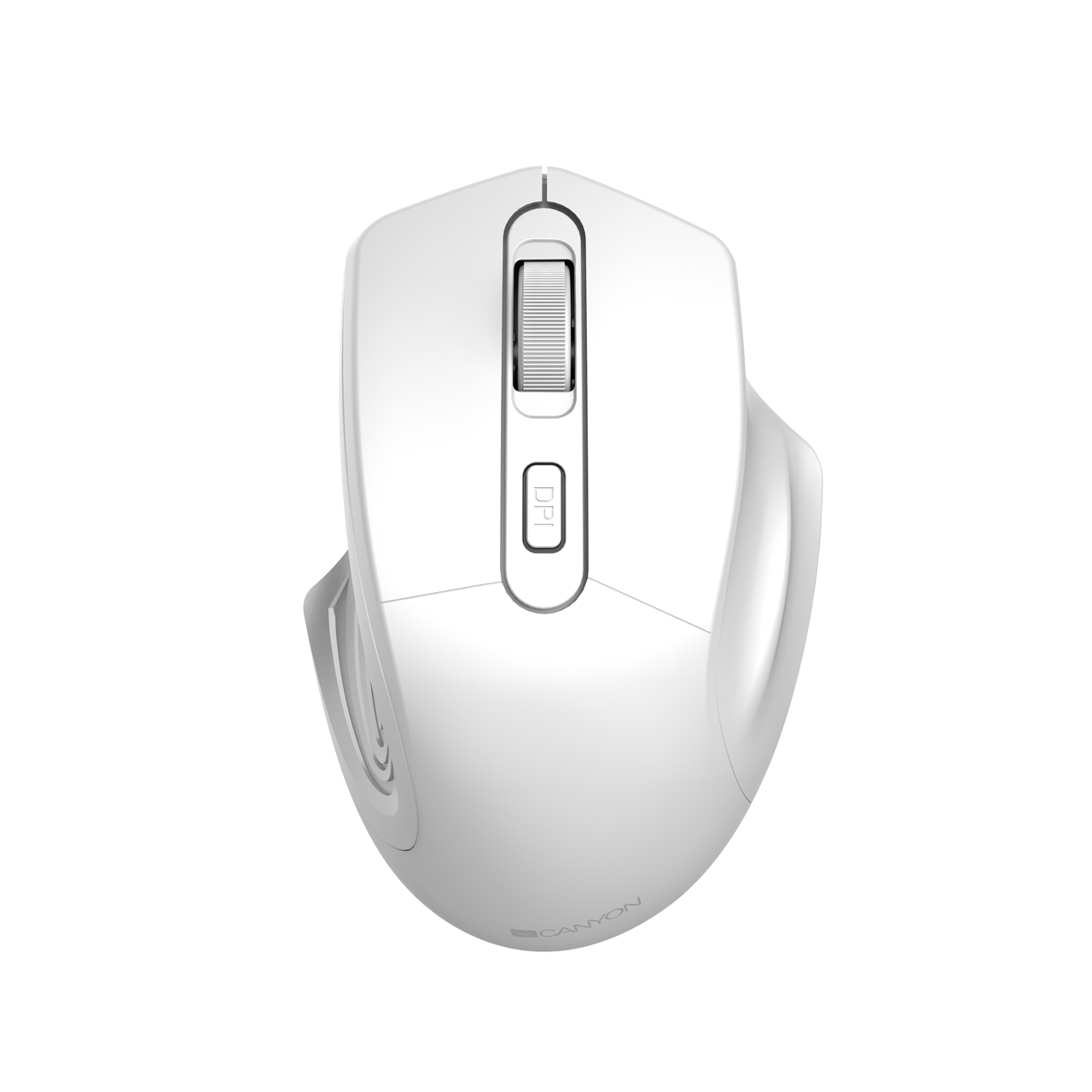 

Мышь беспроводная Canyon MW-15, 1600dpi, оптическая светодиодная, USB, белый (CNE-CMSW15PW), MW-15