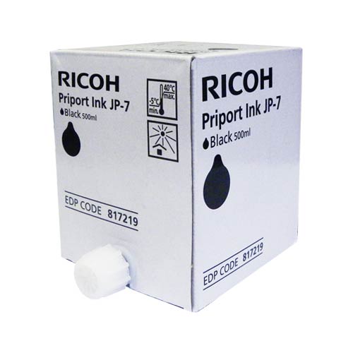 

Картридж струйный Ricoh JP-7 (817219), черный, оригинальный, объем 500 мл для Ricoh Priport JP750/735/755, JP-7