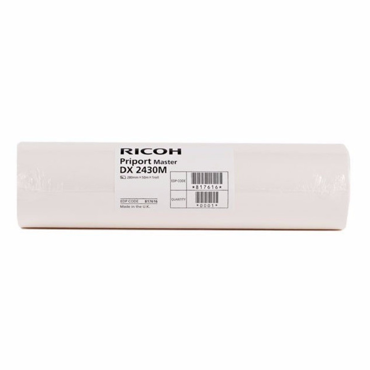 

Мастер-пленка Ricoh DX 2430M оригинальная для Priport DX 2330, A4 (817616), DX 2430M