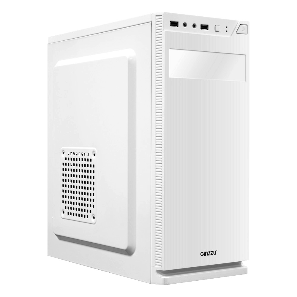 

Корпус Ginzzu A220, ATX, Midi-Tower, белый, без БП, A220