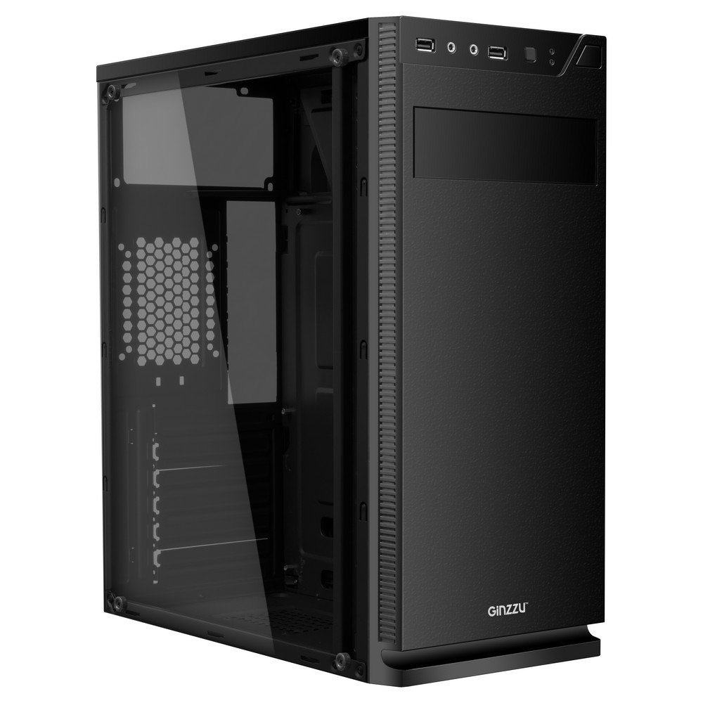 

Корпус Ginzzu A250, ATX, Midi-Tower, черный, без БП, A250