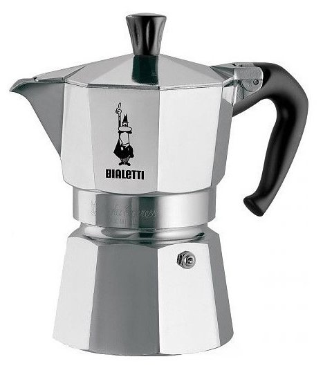 

Кофеварка гейзерная Bialetti Moka Express, 120 мл, серебристый (1162), Moka Express