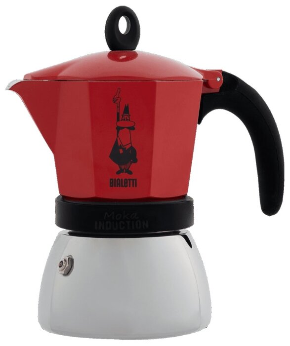 

Кофеварка гейзерная Bialetti Moka Induction, 270 мл, красный (6946), Moka Induction