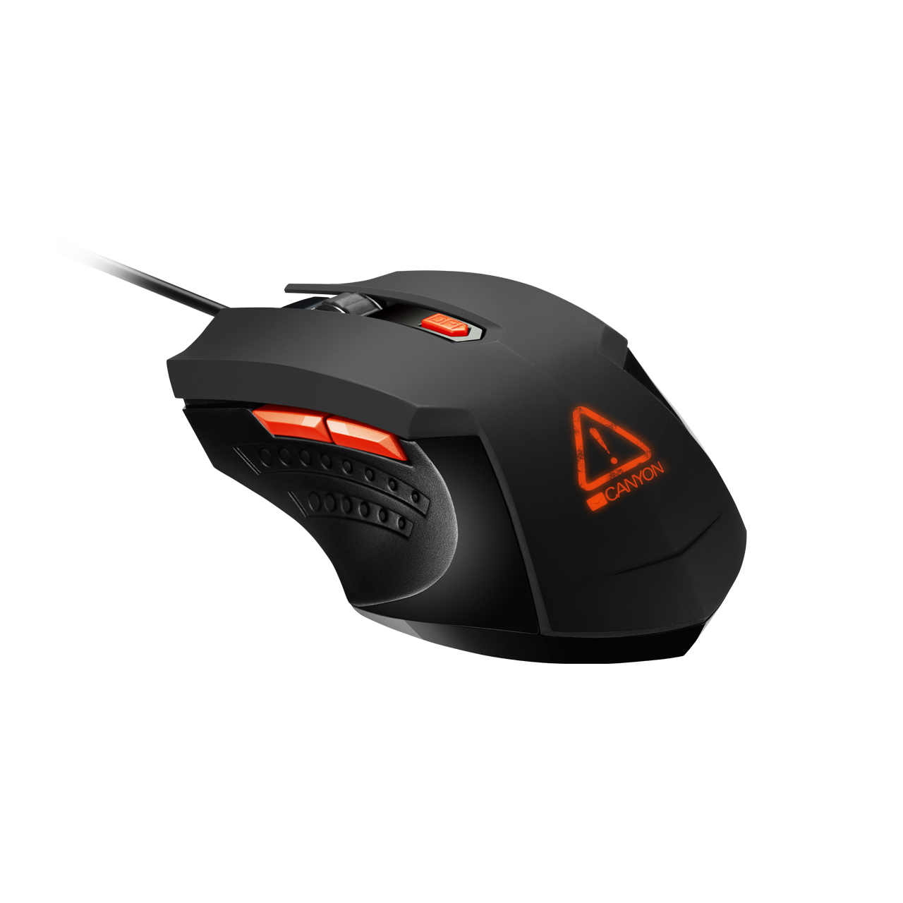 

Мышь проводная Canyon Star Raider, 3200dpi, оптическая светодиодная, USB, черный (CND-SGM01RGB), Star Raider
