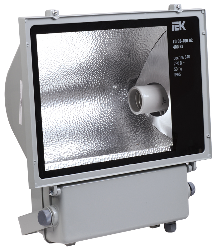 

Прожектор галогенный IEK ГО03-400-02, 400Вт, IP65 (LPHO03-400-02-K03), ГО03-400-02