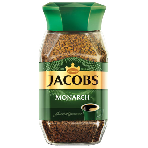 

Кофе растворимый Jacobs Monarch 190 г, стеклянная банка, сублимированный (8050934), Monarch