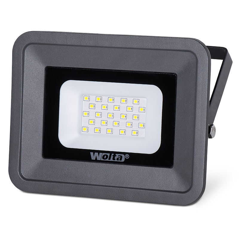 

Прожектор светодиодный WOLTA WFL-20W/06, 20Вт, 1800лм, 5500, Ra:5700, IP65, серый, WFL-20W/06