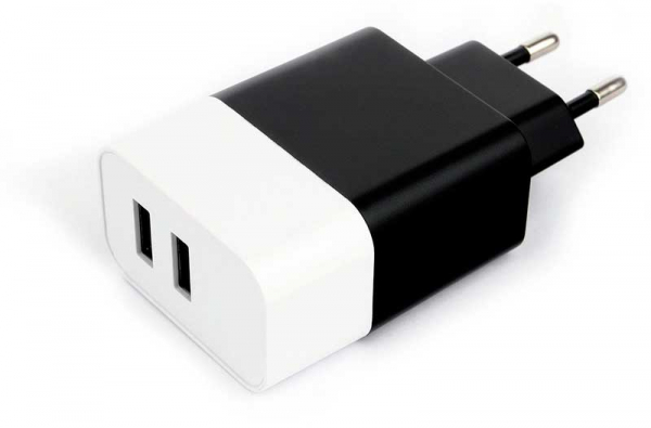 

Зарядное устройство Cablexpert MP3A-PC-27 27W, 2USB, 3.1A, белый/черный (MP3A-PC-27), MP3A-PC-27