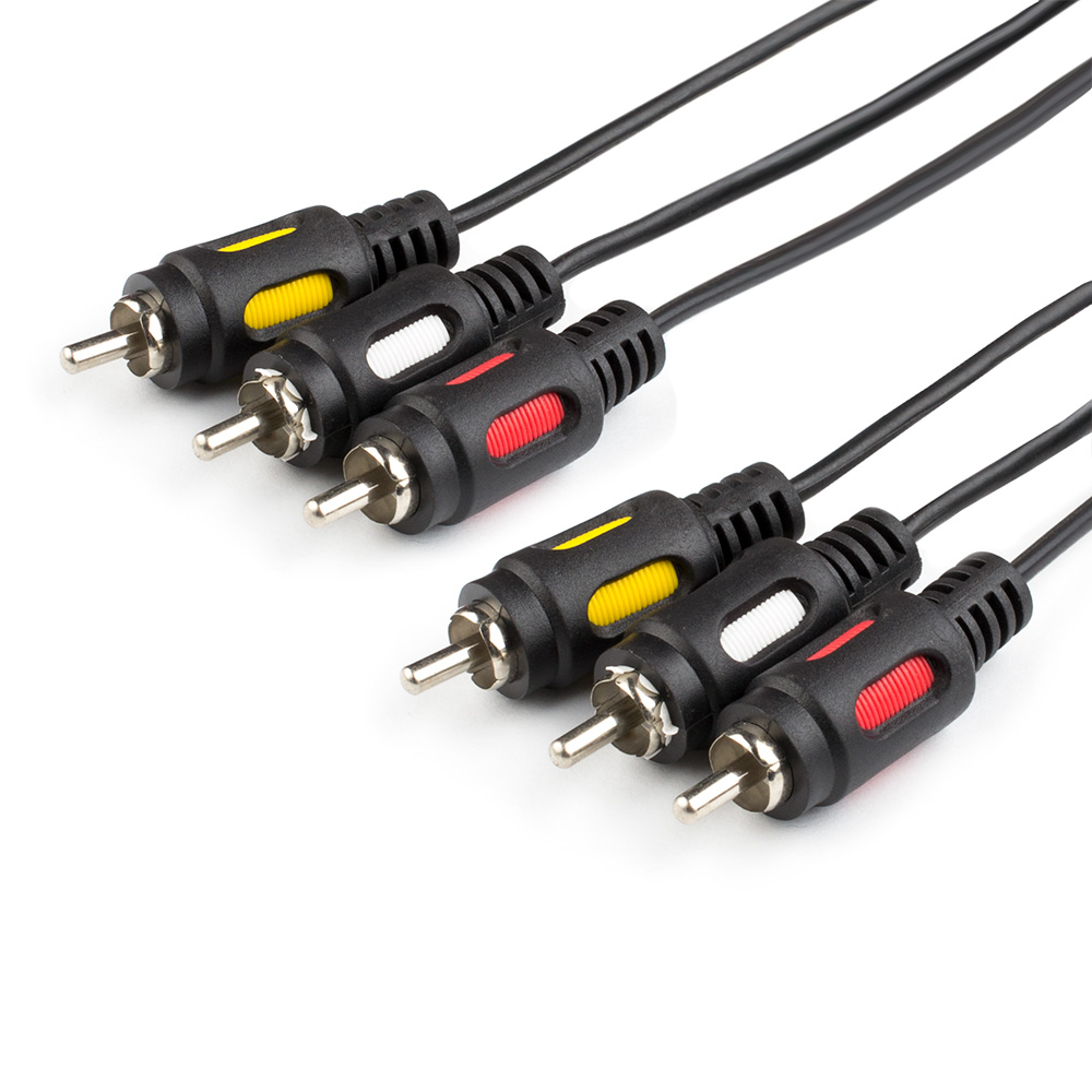 

Кабель 3RCA(M)-3RCA(M), 7.5м, черный ATCOM AT3275 (AT3275), AT3275