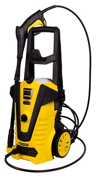 

Мойка высокого давления CHAMPION HP5190, 110 бар, 420 л/ч, шланг 5м, сетевой шнур - 5м, корпус насоса - металл, забор воды из емкости, 8.8кг, HP5190