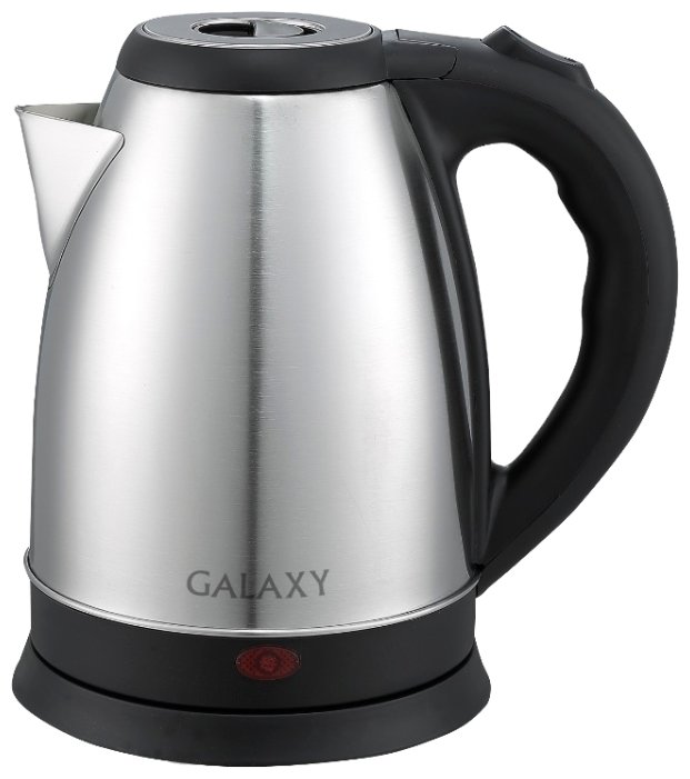 

Чайник Galaxy GL 0319 1.8л. 1800Вт, закрытая спираль, металл/пластик, черный (GL0319), GL 0319