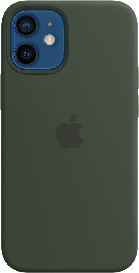 

Чехол-накладка Apple MagSafe для смартфона Apple iPhone 12 mini, силикон, кипрский зелёный (MHKR3ZE/A)