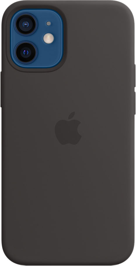 

Чехол-накладка Apple MagSafe для смартфона Apple iPhone 12 mini, силикон, черный (MHKX3ZE/A)