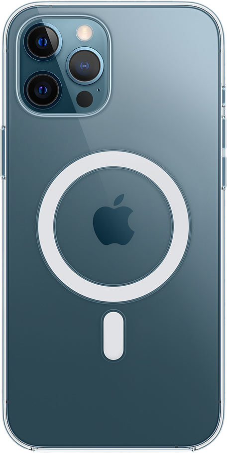 

Чехол-накладка Apple MagSafe для смартфона Apple iPhone 12 Pro Max, поликарбонат, прозрачный (MHLN3ZE/A)