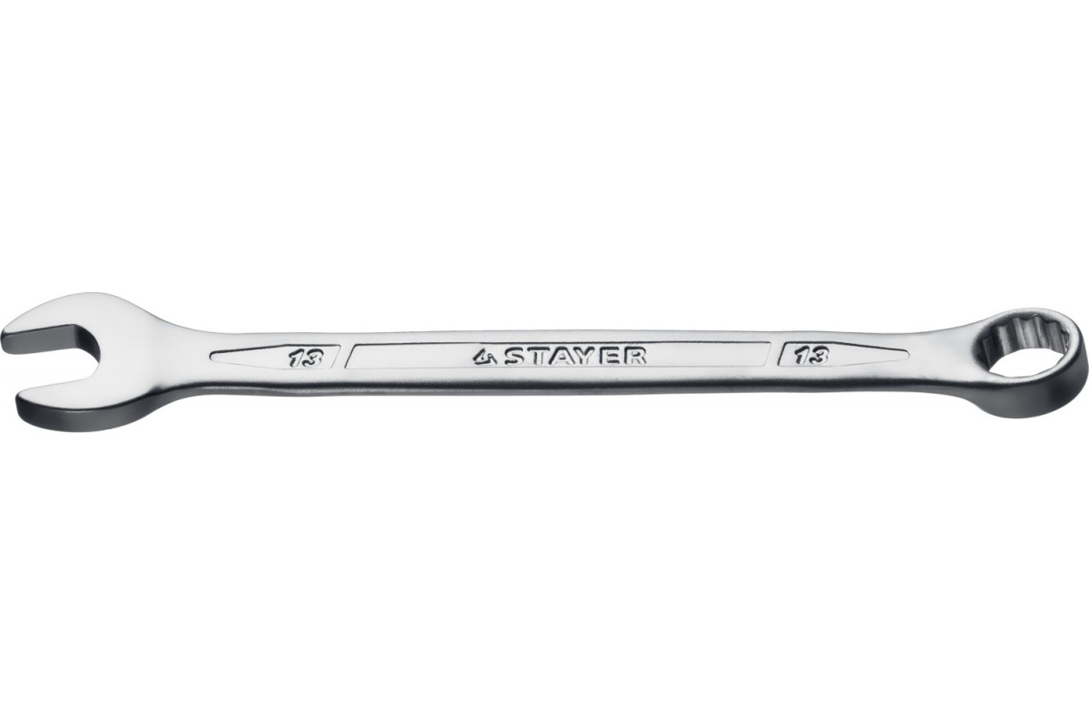

Ключ гаечный комбинированный 13x13 мм, CrV, STAYER Professional (27081-13_z01)