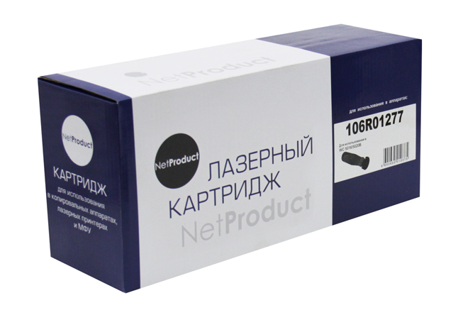 

Картридж лазерный NetProduct N-106R01277 (106R01277), черный, 5000 страниц, совместимый для Xerox WorkCentre 5016/5020B