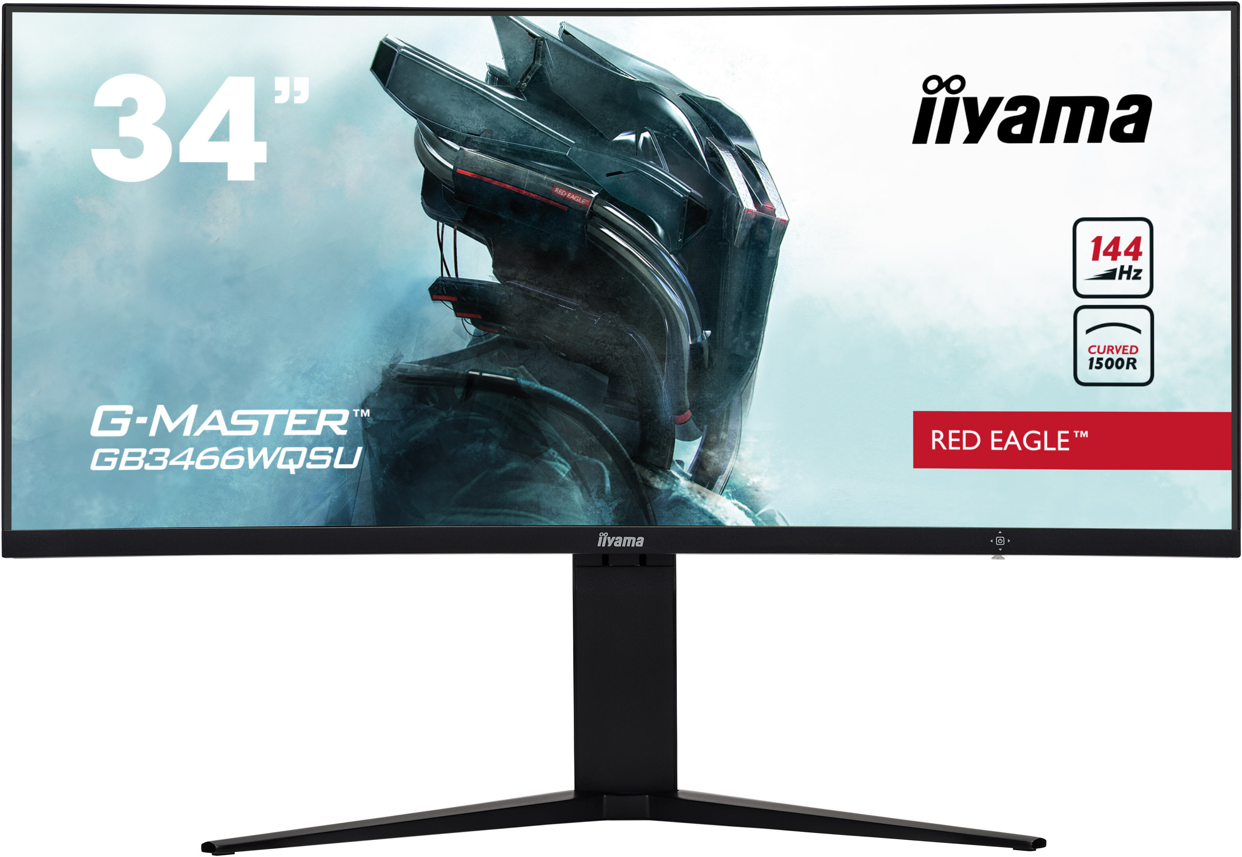 

Монитор 34" Iiyama G-MASTER GB3466WQSU-B1 VA, изогнутый, 3440x1440 (21:9), 400кд/м2, 144 Гц, 1мс, 178°/178°, FreeSync, HDMI, DisplayPort, USB-Hub, черный, GB3466WQSU-B1