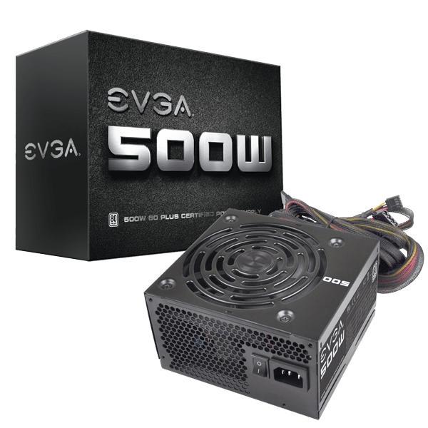 

Блок питания 500Вт ATX EVGA 500 W2, 120 мм, 80 Plus (100-W2-0500-K2), 500 W2