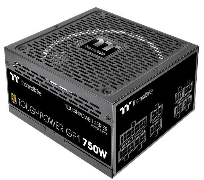 

Блок питания 750 Вт ATX Thermaltake GF1 750, 140 мм, 80 Plus Gold (PS-TPD-0750FNFAGE-1), GF1 750